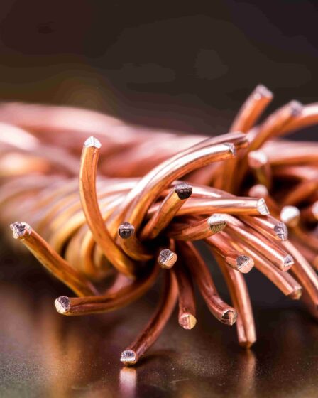 Fio de cobre para energia