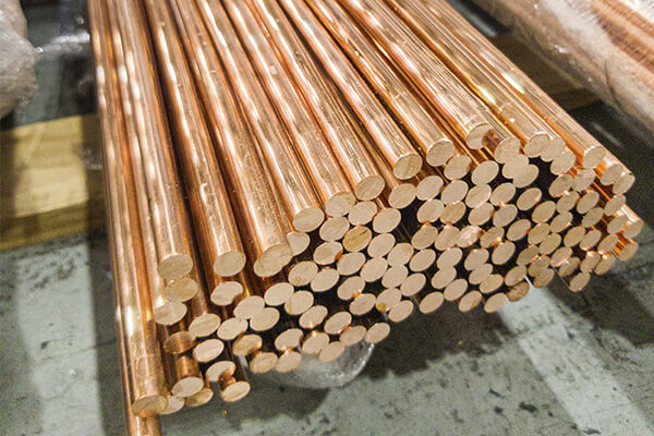 Barras redondas de cobre em Guarulhos com qualidade é na Anglo